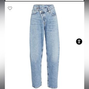 AGOLDE Criss cross jeans